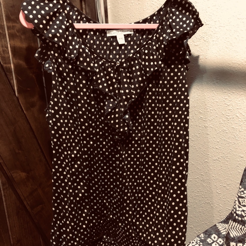 Polka dot tops-click for more